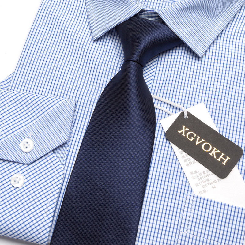 Férfi nyakkendő Formális üzleti vestidos esküvő Klasszikus csíkos rács 8cm corbatas divatos ing ruha kiegészítők