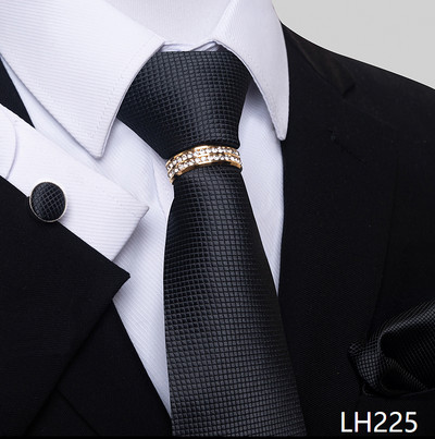 Márka luxus 8 cm 100% selyem nyakkendő Hanky mandzsettagomb szett Gravata nyakkendő férfiaknak kék hombre nyomtatott esküvői apák napi irodai ruha