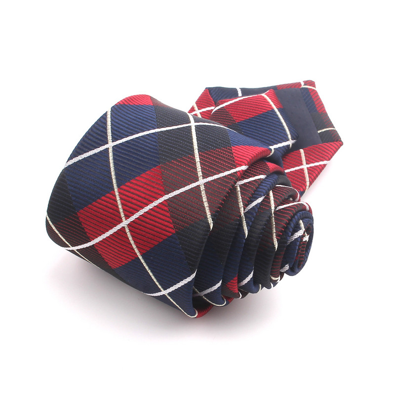Vékony nyakkendők férfiaknak női alkalmi kockás nyakkendő esküvőre Üzleti fiúk öltönyök Jacquard csíkos nyakkendő karcsú férfi nyakkendő Gravatas