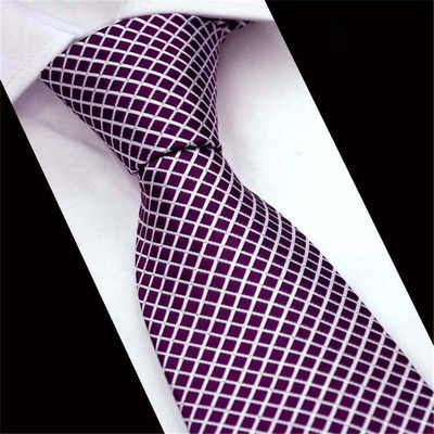 Csíkos kék nyakkendő férfiaknak 8 cm selyem nyakkendő piros pöttyös férfi karcsú nyakkendő lila kockás nyakkendő Paisley férfi esküvői nyakkendő A043