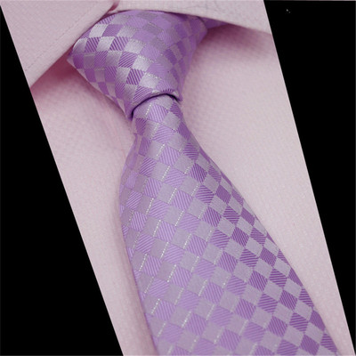 Csíkos kék nyakkendő férfiaknak 8 cm selyem nyakkendő piros pöttyös férfi karcsú nyakkendő lila kockás nyakkendő Paisley férfi esküvői nyakkendő A043