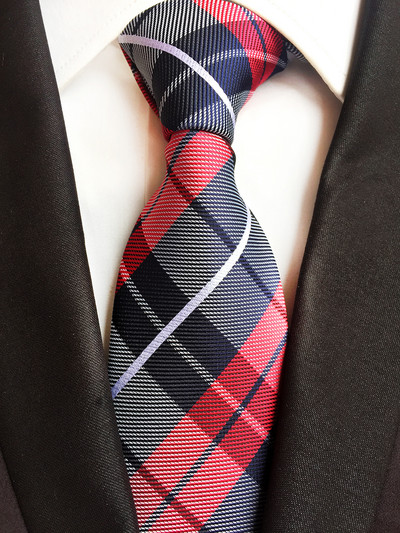 Csíkos kék nyakkendő férfiaknak 8 cm selyem nyakkendő piros pöttyös férfi karcsú nyakkendő lila kockás nyakkendő Paisley férfi esküvői nyakkendő A043