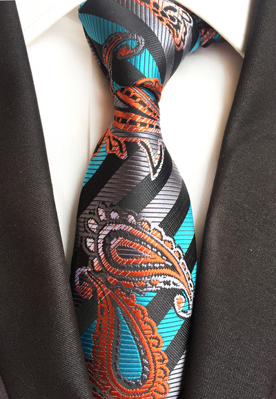 Csíkos kék nyakkendő férfiaknak 8 cm selyem nyakkendő piros pöttyös férfi karcsú nyakkendő lila kockás nyakkendő Paisley férfi esküvői nyakkendő A043