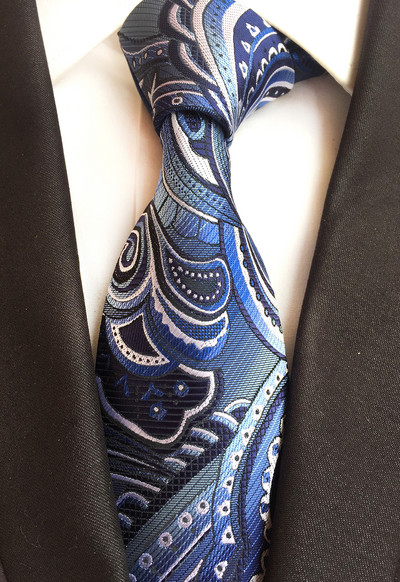 Csíkos kék nyakkendő férfiaknak 8 cm selyem nyakkendő piros pöttyös férfi karcsú nyakkendő lila kockás nyakkendő Paisley férfi esküvői nyakkendő A043