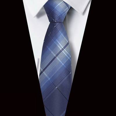 Új 8 cm-es 3,15"-es férfi nyakkendő, csíkos, Jacquard szőtt klasszikus esküvői Gravatas Para Homens nyakkendő nyakkendő