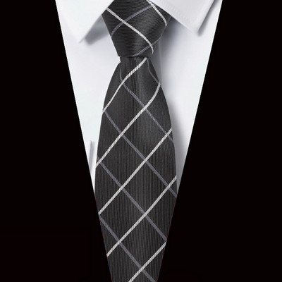Új 8 cm-es 3,15"-es férfi nyakkendő, csíkos, Jacquard szőtt klasszikus esküvői Gravatas Para Homens nyakkendő nyakkendő