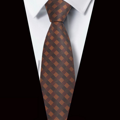 Új 8 cm-es 3,15"-es férfi nyakkendő, csíkos, Jacquard szőtt klasszikus esküvői Gravatas Para Homens nyakkendő nyakkendő