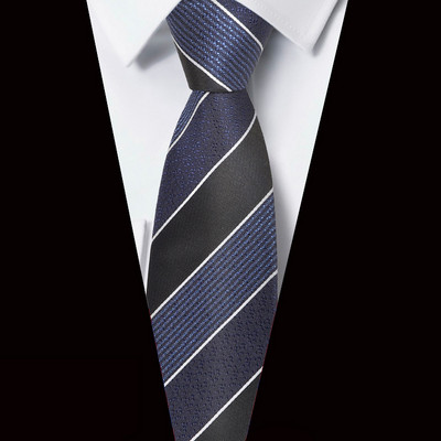 Új 8 cm-es 3,15"-es férfi nyakkendő, csíkos, Jacquard szőtt klasszikus esküvői Gravatas Para Homens nyakkendő nyakkendő