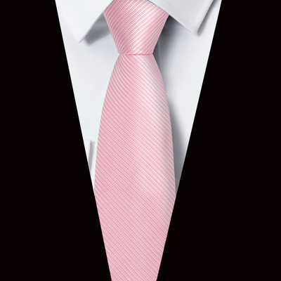 Új 8 cm-es 3,15"-es férfi nyakkendő, csíkos, Jacquard szőtt klasszikus esküvői Gravatas Para Homens nyakkendő nyakkendő