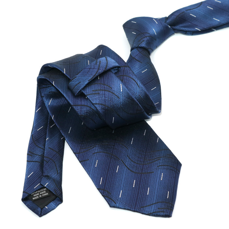 Új 8 cm-es 3,15"-es férfi nyakkendő, csíkos, Jacquard szőtt klasszikus esküvői Gravatas Para Homens nyakkendő nyakkendő