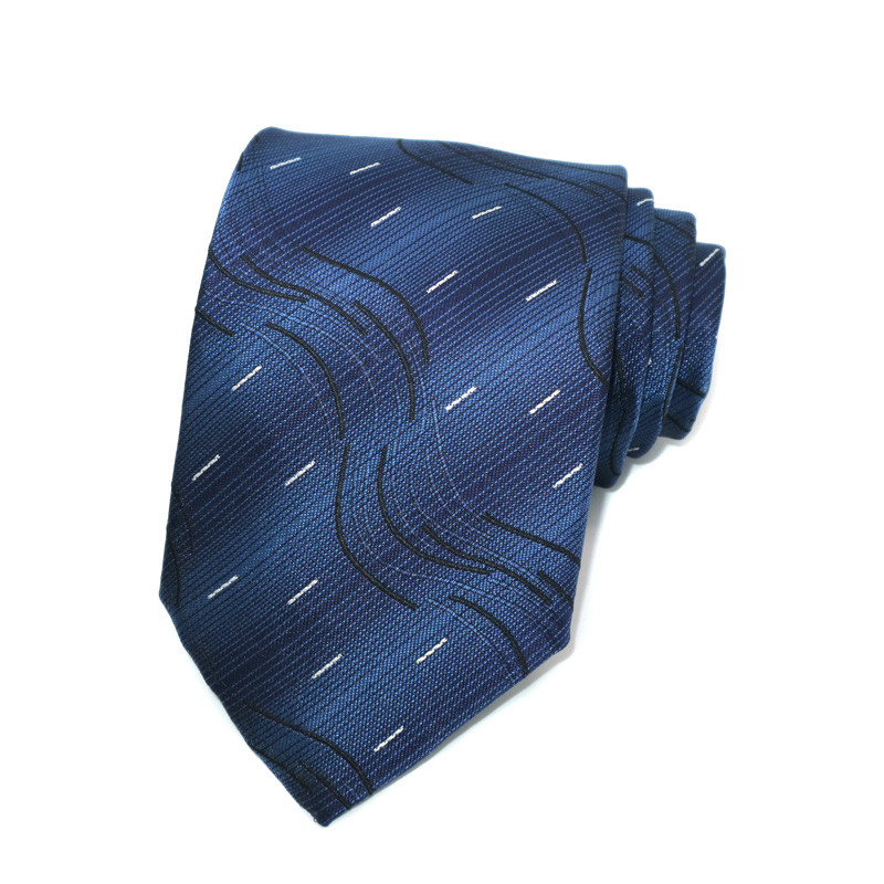 Új 8 cm-es 3,15"-es férfi nyakkendő, csíkos, Jacquard szőtt klasszikus esküvői Gravatas Para Homens nyakkendő nyakkendő