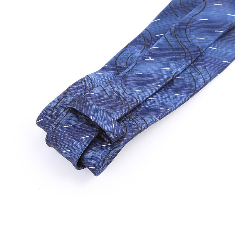 Új 8 cm-es 3,15"-es férfi nyakkendő, csíkos, Jacquard szőtt klasszikus esküvői Gravatas Para Homens nyakkendő nyakkendő