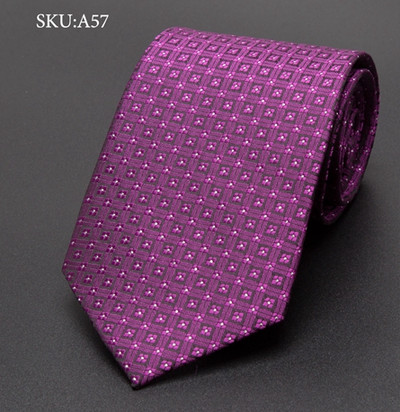 Férfi nyakkendő 8 cm Üzleti Férfi divat csíkos rácsos nyakkendők Gravata Jacquard csokornyakkendő férfi esküvői ruha Nyakkendős ing Kiegészítők