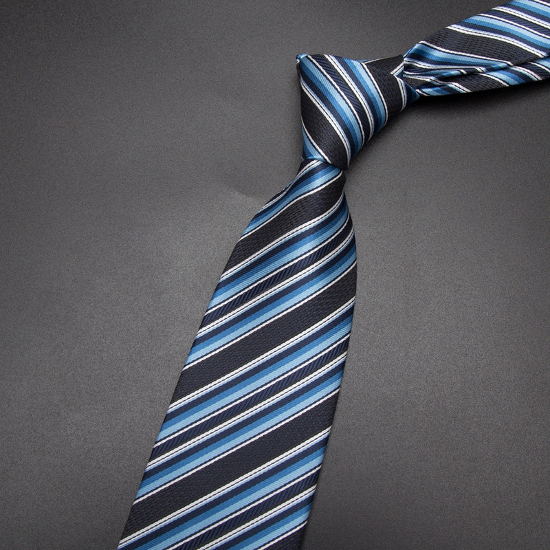 Férfi nyakkendő 8 cm Üzleti Férfi divat csíkos rácsos nyakkendők Gravata Jacquard csokornyakkendő férfi esküvői ruha Nyakkendős ing Kiegészítők