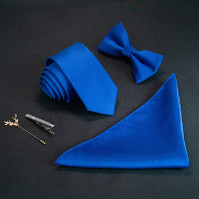 JEMYGINS új egyszínű 6 cm-es selyem férfi nyakkendő szett Jacquard szőtt nyakkendő csokornyakkendő zsebkendőtű öltöny piros zöld üzleti esküvőre