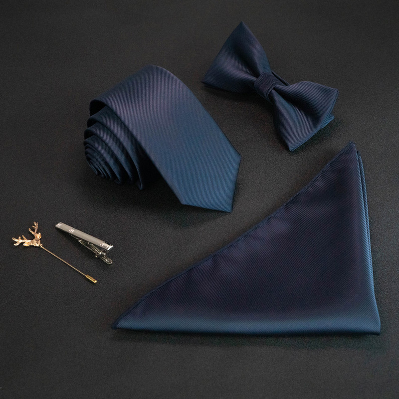 JEMYGINS új egyszínű 6 cm-es selyem férfi nyakkendő szett Jacquard szőtt nyakkendő csokornyakkendő zsebkendőtű öltöny piros zöld üzleti esküvőre