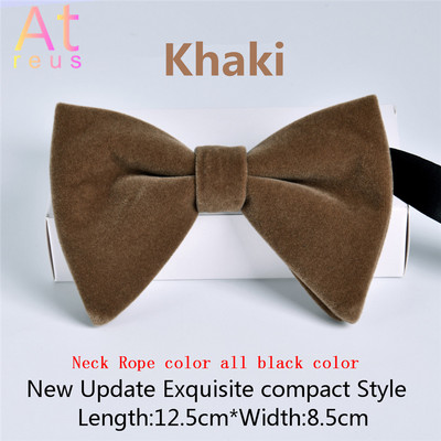 Bársony csokornyakkendő zsebkendő szett Apák napi ajándék Csokornyakkendő Női Férfi Vőlegény Esküvő Temetés Kürt csokornyakkendő csomó ünnepi viselet kiegészítő