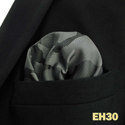 Kék virágos Paisley Mens Pocket Square Klasszikus selyemlila Hanky üzleti divat zsebkendő esküvő