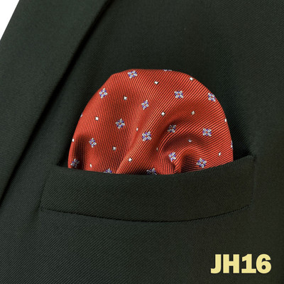 Kék virágos Paisley Mens Pocket Square Klasszikus selyemlila Hanky üzleti divat zsebkendő esküvő