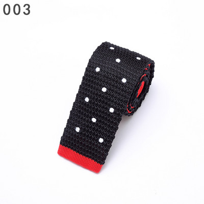 Linbaiway Muška odijela od 5,5 cm, pletena kravata, obična kravata za svatove, smoking, ležerni na točkice, uske kravate, kravate, kravate, prilagođeni LOGO