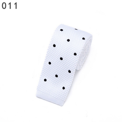 Linbaiway Muška odijela od 5,5 cm, pletena kravata, obična kravata za svatove, smoking, ležerni na točkice, uske kravate, kravate, kravate, prilagođeni LOGO