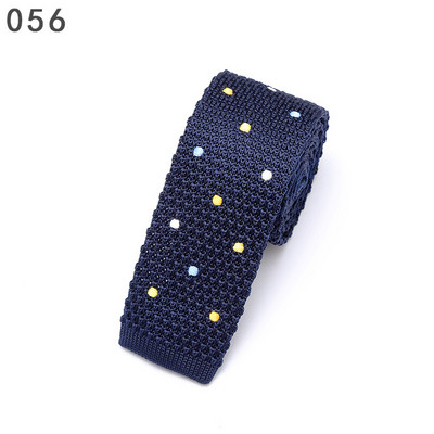 Linbaiway Muška odijela od 5,5 cm, pletena kravata, obična kravata za svatove, smoking, ležerni na točkice, uske kravate, kravate, kravate, prilagođeni LOGO