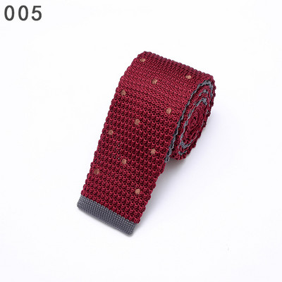 Linbaiway Muška odijela od 5,5 cm, pletena kravata, obična kravata za svatove, smoking, ležerni na točkice, uske kravate, kravate, kravate, prilagođeni LOGO
