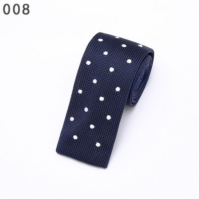 Linbaiway Muška odijela od 5,5 cm, pletena kravata, obična kravata za svatove, smoking, ležerni na točkice, uske kravate, kravate, kravate, prilagođeni LOGO