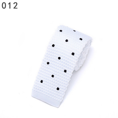 Linbaiway Muška odijela od 5,5 cm, pletena kravata, obična kravata za svatove, smoking, ležerni na točkice, uske kravate, kravate, kravate, prilagođeni LOGO