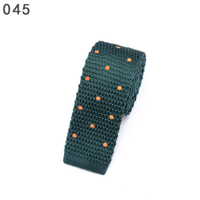 Linbaiway Muška odijela od 5,5 cm, pletena kravata, obična kravata za svatove, smoking, ležerni na točkice, uske kravate, kravate, kravate, prilagođeni LOGO