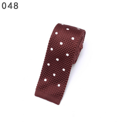 Linbaiway Muška odijela od 5,5 cm, pletena kravata, obična kravata za svatove, smoking, ležerni na točkice, uske kravate, kravate, kravate, prilagođeni LOGO