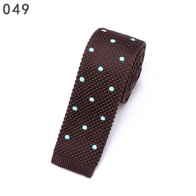 Linbaiway Muška odijela od 5,5 cm, pletena kravata, obična kravata za svatove, smoking, ležerni na točkice, uske kravate, kravate, kravate, prilagođeni LOGO