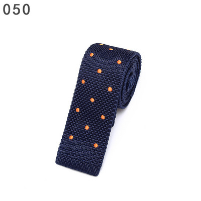 Linbaiway Muška odijela od 5,5 cm, pletena kravata, obična kravata za svatove, smoking, ležerni na točkice, uske kravate, kravate, kravate, prilagođeni LOGO