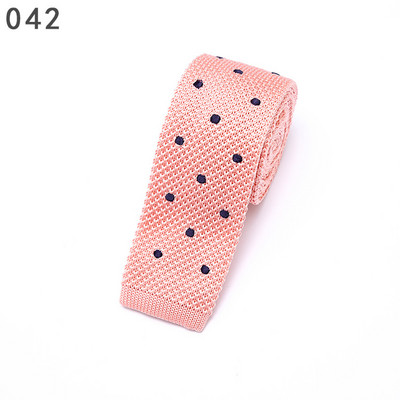 Linbaiway Muška odijela od 5,5 cm, pletena kravata, obična kravata za svatove, smoking, ležerni na točkice, uske kravate, kravate, kravate, prilagođeni LOGO