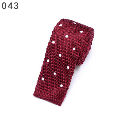 Linbaiway Muška odijela od 5,5 cm, pletena kravata, obična kravata za svatove, smoking, ležerni na točkice, uske kravate, kravate, kravate, prilagođeni LOGO