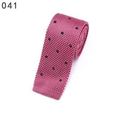 Linbaiway Muška odijela od 5,5 cm, pletena kravata, obična kravata za svatove, smoking, ležerni na točkice, uske kravate, kravate, kravate, prilagođeni LOGO