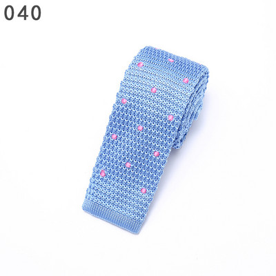 Linbaiway Muška odijela od 5,5 cm, pletena kravata, obična kravata za svatove, smoking, ležerni na točkice, uske kravate, kravate, kravate, prilagođeni LOGO