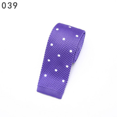 Linbaiway Muška odijela od 5,5 cm, pletena kravata, obična kravata za svatove, smoking, ležerni na točkice, uske kravate, kravate, kravate, prilagođeni LOGO