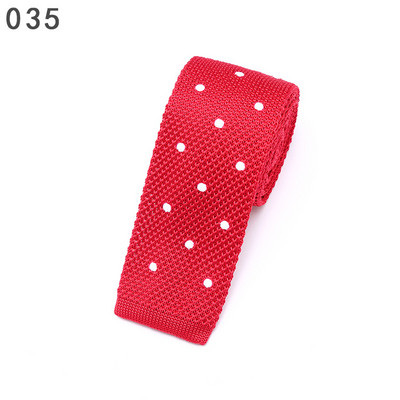 Linbaiway Muška odijela od 5,5 cm, pletena kravata, obična kravata za svatove, smoking, ležerni na točkice, uske kravate, kravate, kravate, prilagođeni LOGO