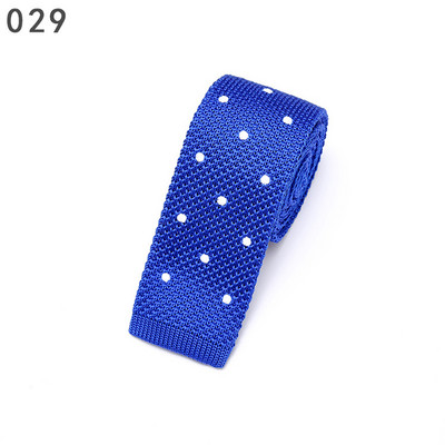 Linbaiway Muška odijela od 5,5 cm, pletena kravata, obična kravata za svatove, smoking, ležerni na točkice, uske kravate, kravate, kravate, prilagođeni LOGO