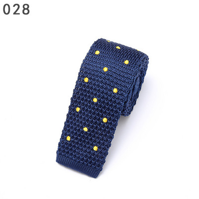 Linbaiway Muška odijela od 5,5 cm, pletena kravata, obična kravata za svatove, smoking, ležerni na točkice, uske kravate, kravate, kravate, prilagođeni LOGO