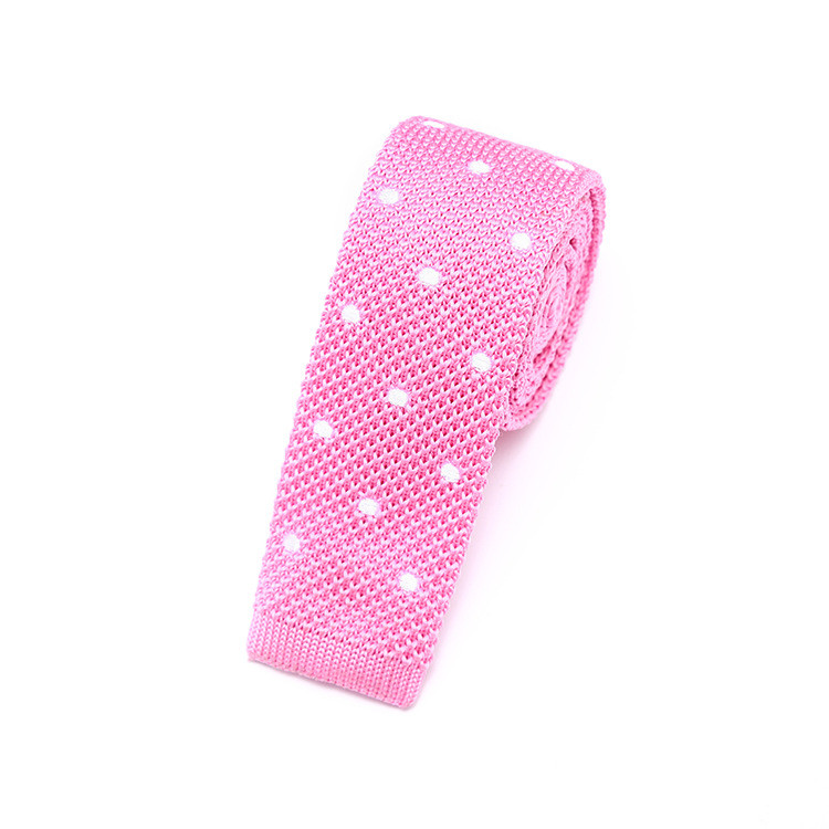 Linbaiway Muška odijela od 5,5 cm, pletena kravata, obična kravata za svatove, smoking, ležerni na točkice, uske kravate, kravate, kravate, prilagođeni LOGO