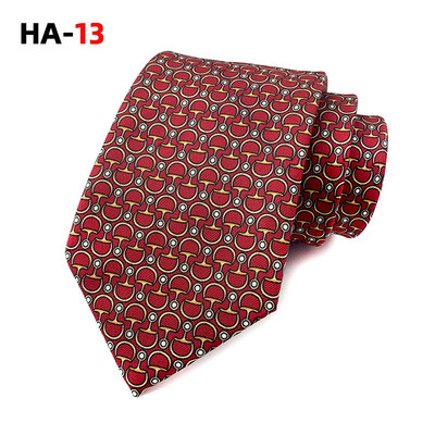 Cravată de lux pentru bărbați 8 cm cravată de mătase pentru bărbați 2022 cu imprimeu vintage cravată cu senzație de mătase pentru cadouri de nuntă cravate cu dungi