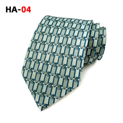 Cravată de lux pentru bărbați 8 cm cravată de mătase pentru bărbați 2022 cu imprimeu vintage cravată cu senzație de mătase pentru cadouri de nuntă cravate cu dungi