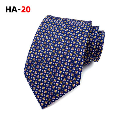 Cravată de lux pentru bărbați 8 cm cravată de mătase pentru bărbați 2022 cu imprimeu vintage cravată cu senzație de mătase pentru cadouri de nuntă cravate cu dungi