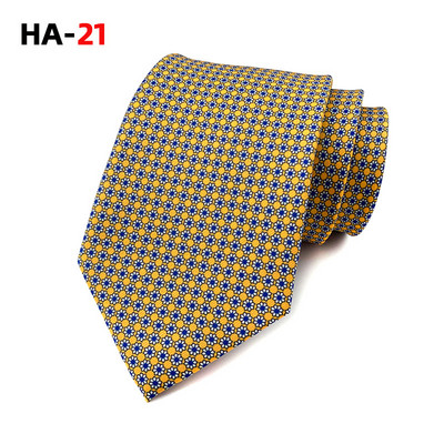 Cravată de lux pentru bărbați 8 cm cravată de mătase pentru bărbați 2022 cu imprimeu vintage cravată cu senzație de mătase pentru cadouri de nuntă cravate cu dungi