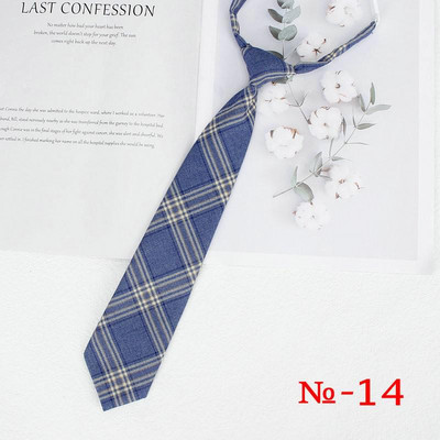 Női elasztikus JK nyakkendők Női kockás nyakkendő Lányok Japán stílusú női Egyenruha Aranyos nyakkendő Kockás Iskolai Kiegészítők Nyakkendők
