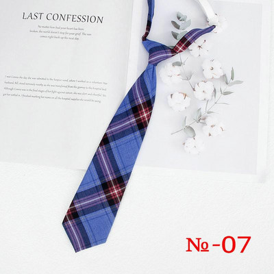 Női elasztikus JK nyakkendők Női kockás nyakkendő Lányok Japán stílusú női Egyenruha Aranyos nyakkendő Kockás Iskolai Kiegészítők Nyakkendők