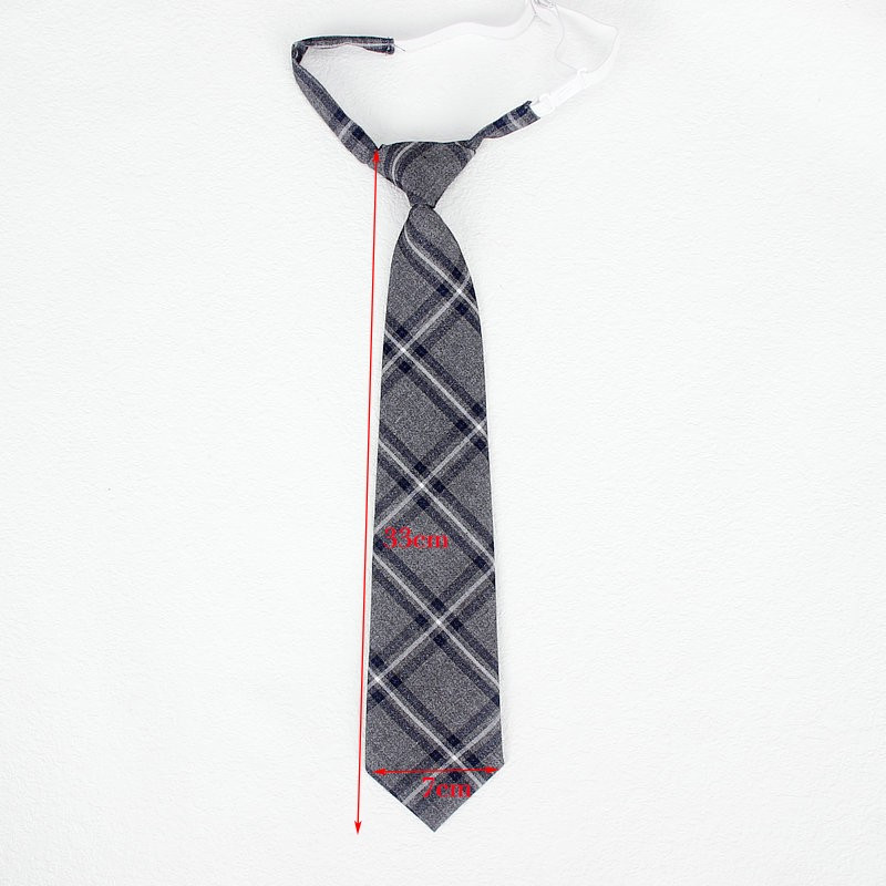 Női elasztikus JK nyakkendők Női kockás nyakkendő Lányok Japán stílusú női Egyenruha Aranyos nyakkendő Kockás Iskolai Kiegészítők Nyakkendők