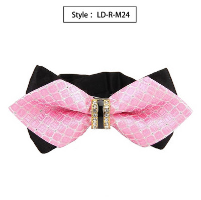 Új csokornyakkendő vőlegény férfi színes kockás Cravat Gravata divat férfi pillangó esküvői luxus csokornyakkendő férfiaknak ajándék kiegészítők